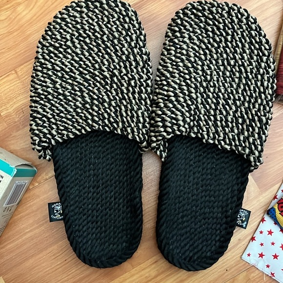 Slippa-camel-black Black and White Rope Slippers Nomadic State of Mind Size 43 - Picture 4 of 4
